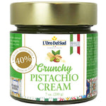 LOro Del Sud, Crunchy Pistachio Cream Premium 40% Pistachios, 7oz (200g)