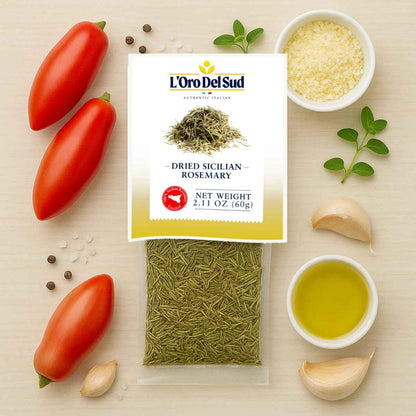 L’Oro Del Sud, Sicilian Rosemary Leaves, 2.11 oz (60 g)