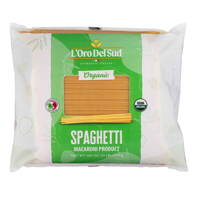 L'Oro Del Sud, Organic Spaghetti Pasta  2 Pack x 10 lb