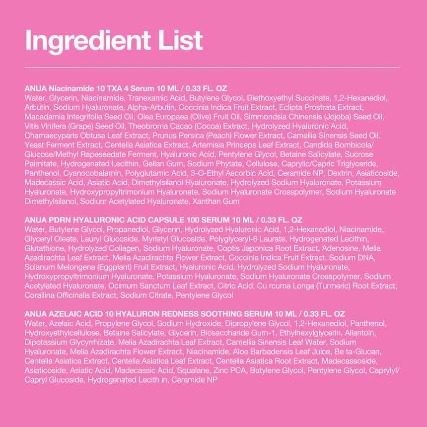 ANUA Serum Minis Trio Set
