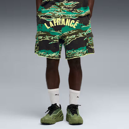 Puma Lafrance Supply Terry Shorts - Green Terrain by Denim Exchange