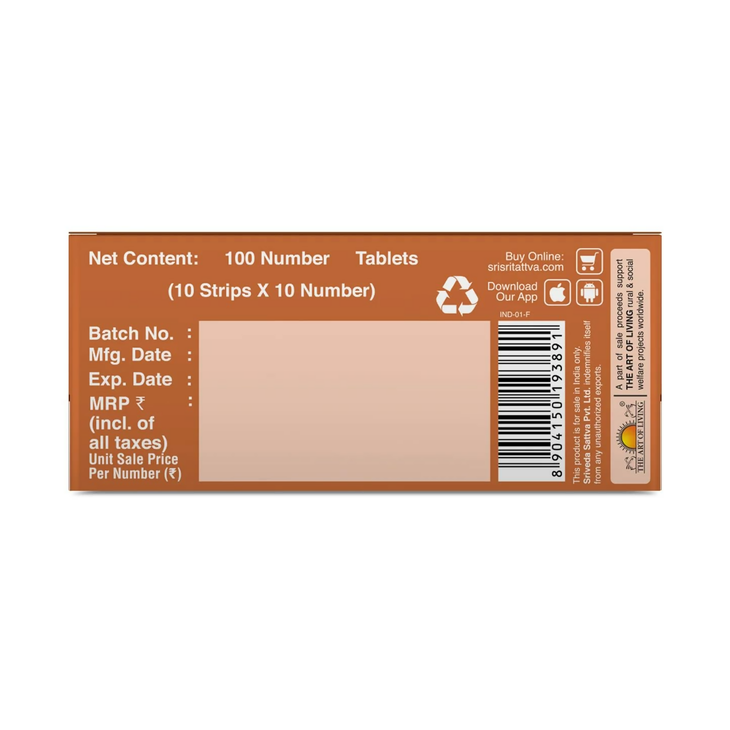 Sri Sri Tattva Hyperstop Tablets