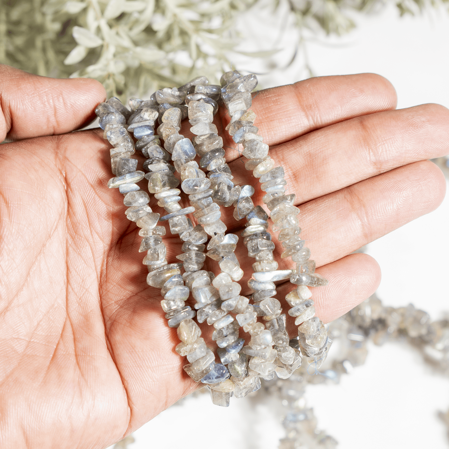 Labradorite Chip Bracelet (Expanded Awareness and Transformation )  DestGlow