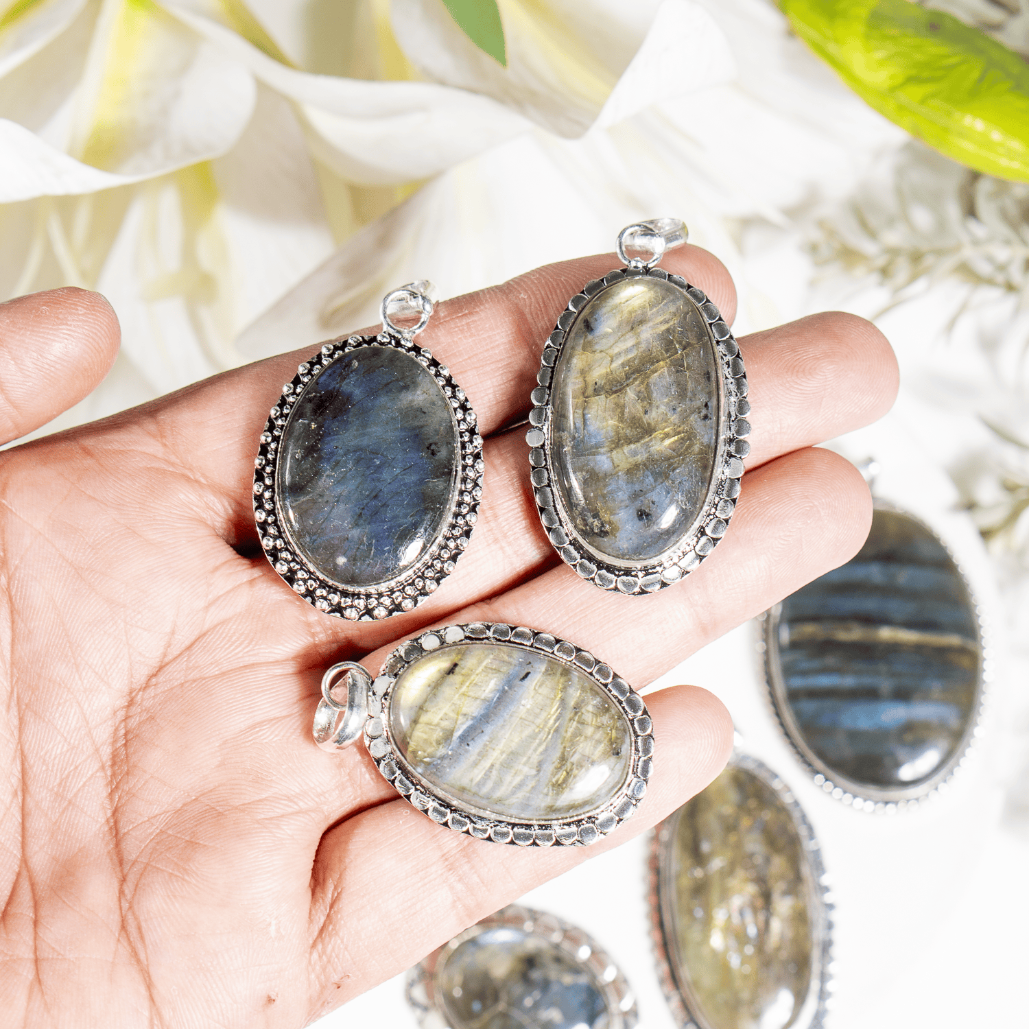 Labradorite Pendants – Natural Crystal Pendants Healing Gemstone Pendants