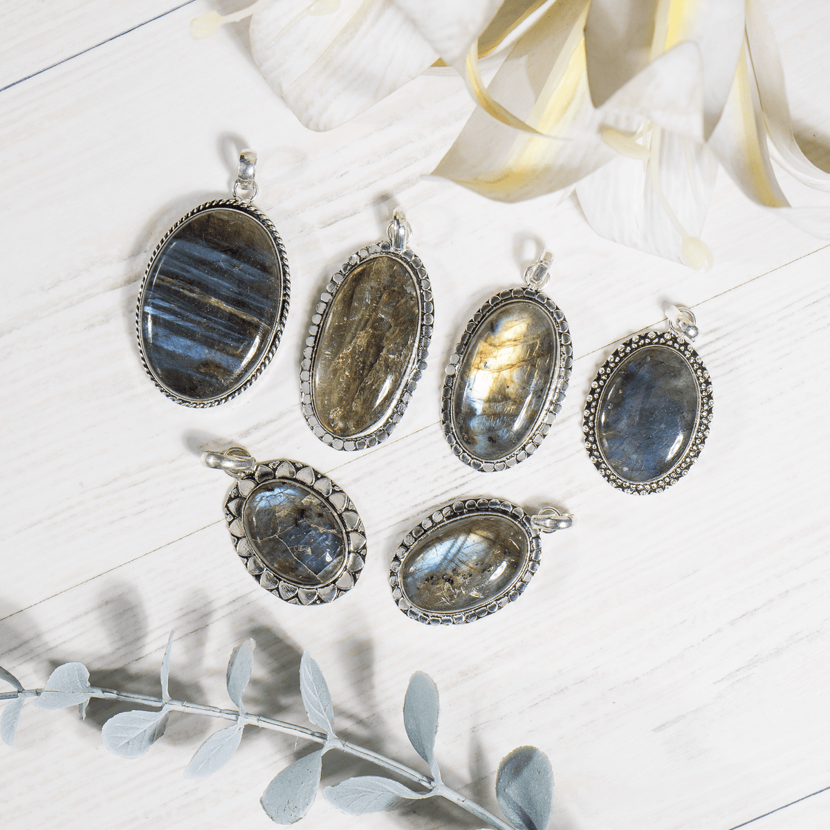 Labradorite Pendants – Natural Crystal Pendants Healing Gemstone Pendants