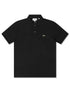 Lacoste Regular Fit Paris Soft Pima Polo - Black by Denim Exchange