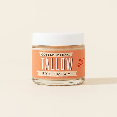 Lady May Coffee-Infused Tallow Eye Cream – Brighten, Firm & Revitalize Naturally 