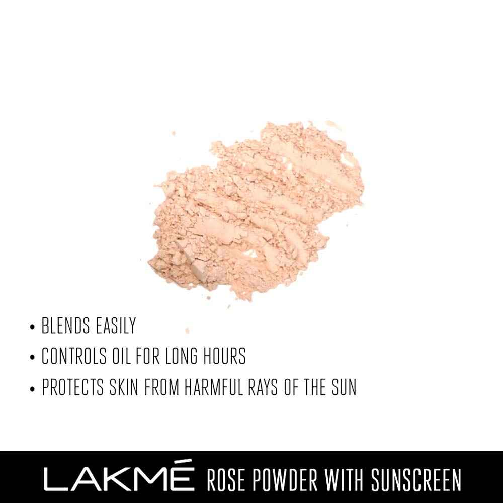 Lakme Rose Face Powder, Soft Pink, 40g