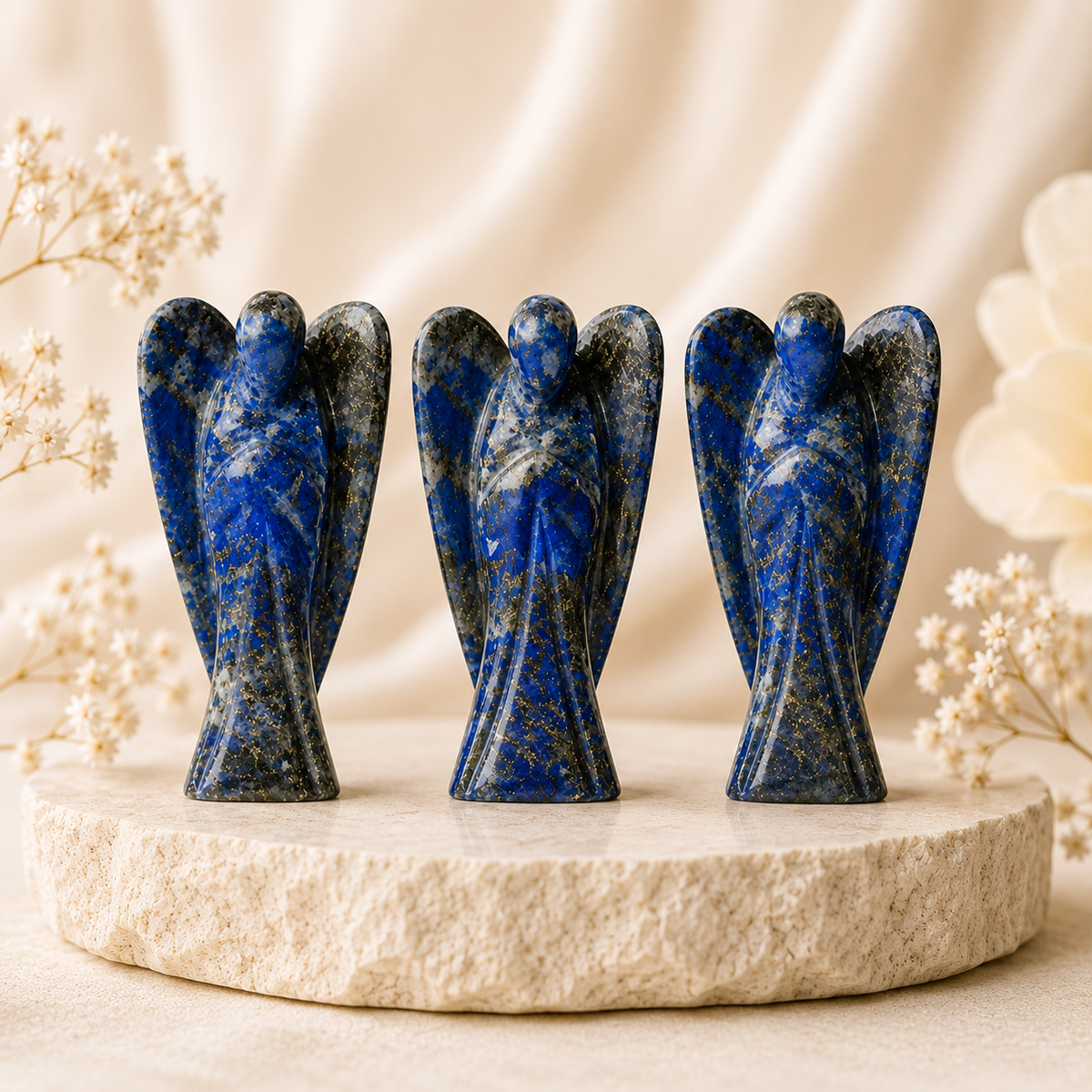 Lapis Lazuli Crystal Angel Pocket Guardian  DestGlow