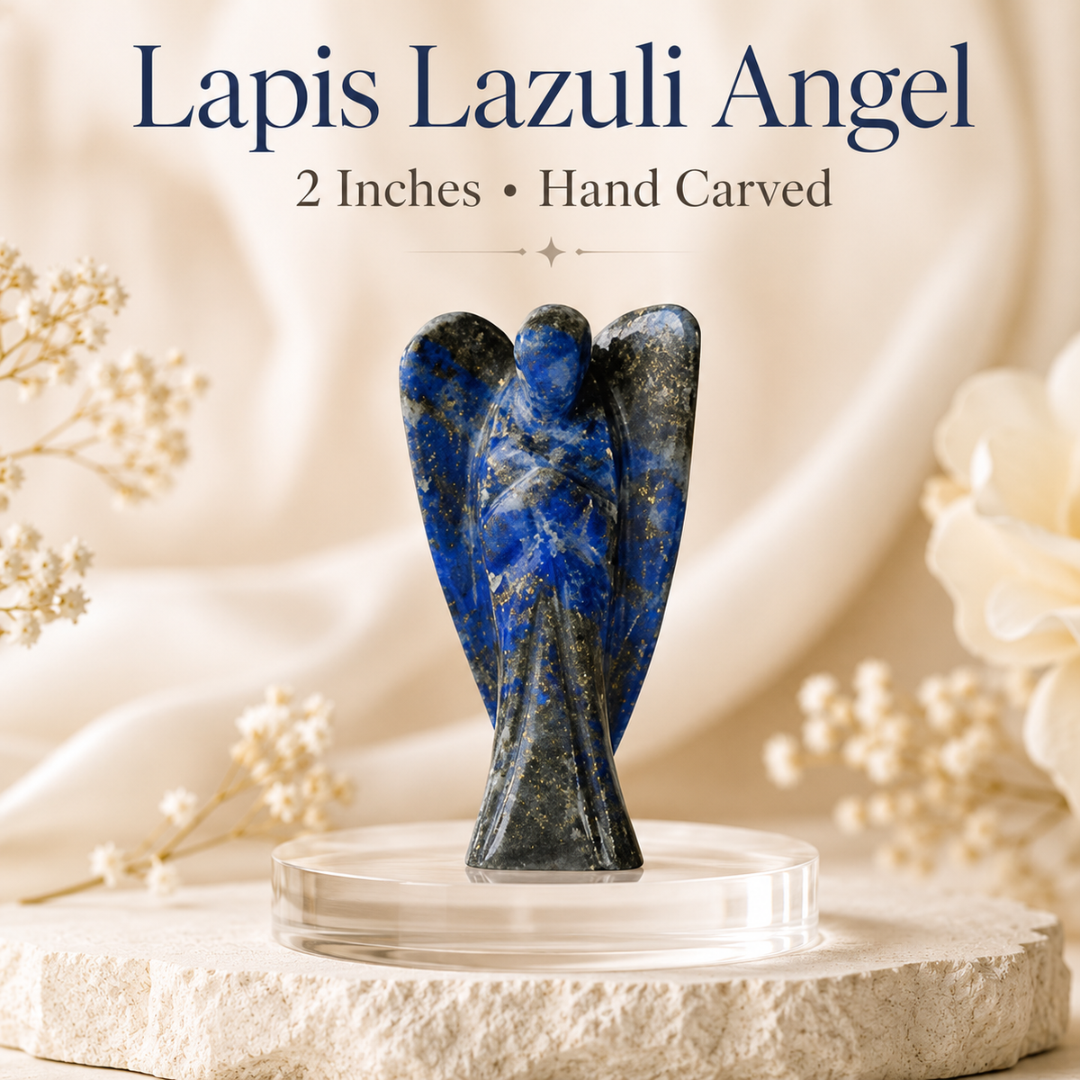 Lapis Lazuli Crystal Angel Pocket Guardian  DestGlow
