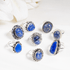 Lapis Lazuli rings – Gemstone rings Natural Crystal Healing Jewelry Collection  DestGlow