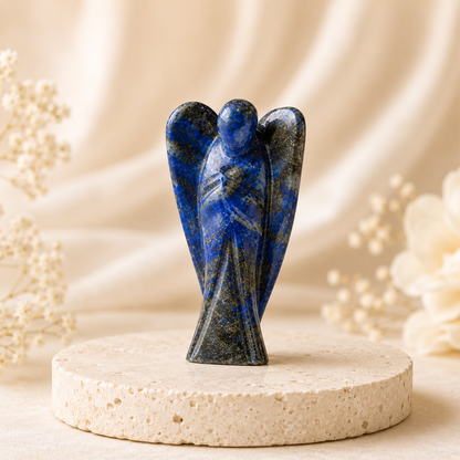 Lapis Lazuli Crystal Angel Pocket Guardian  DestGlow