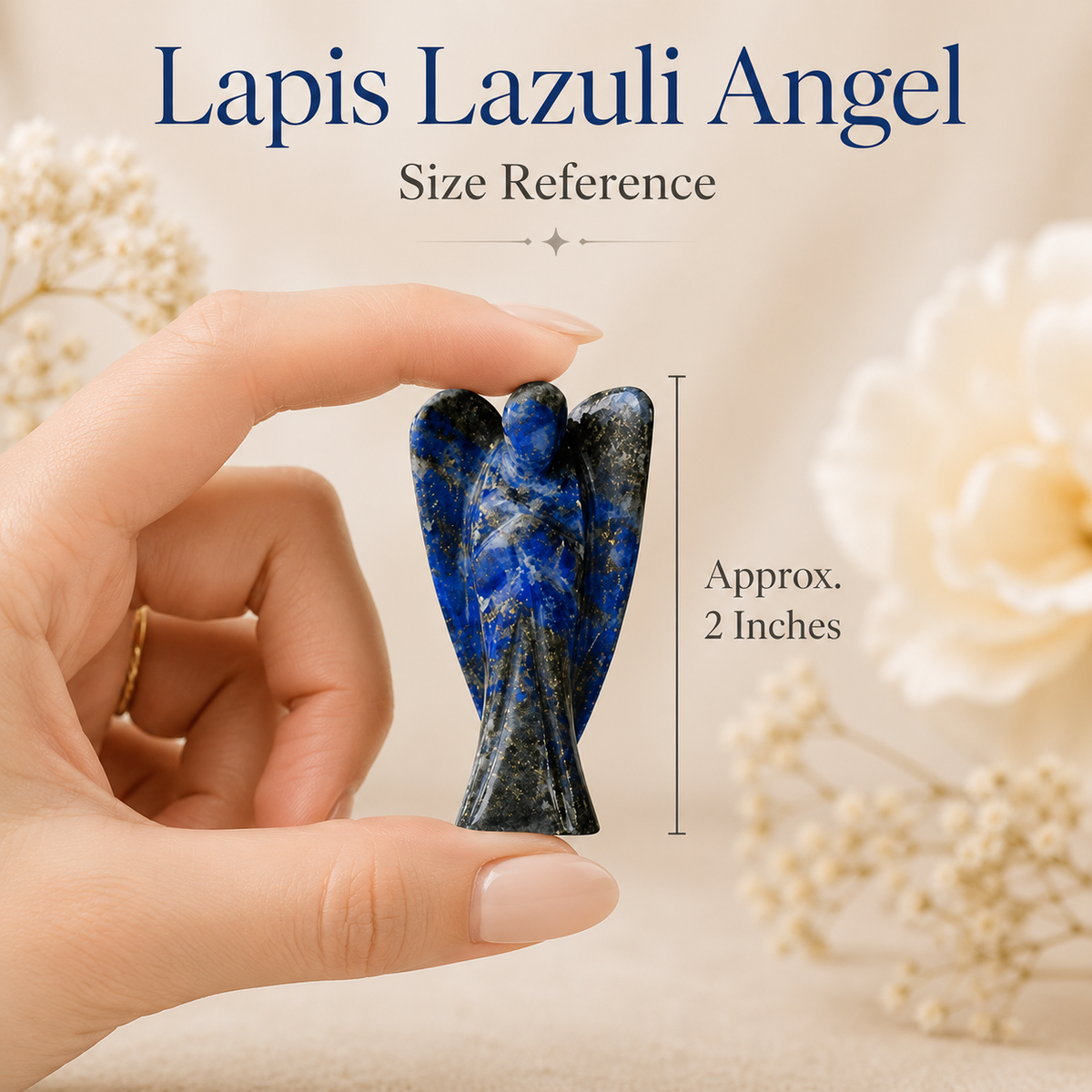 Lapis Lazuli Crystal Angel Pocket Guardian  DestGlow