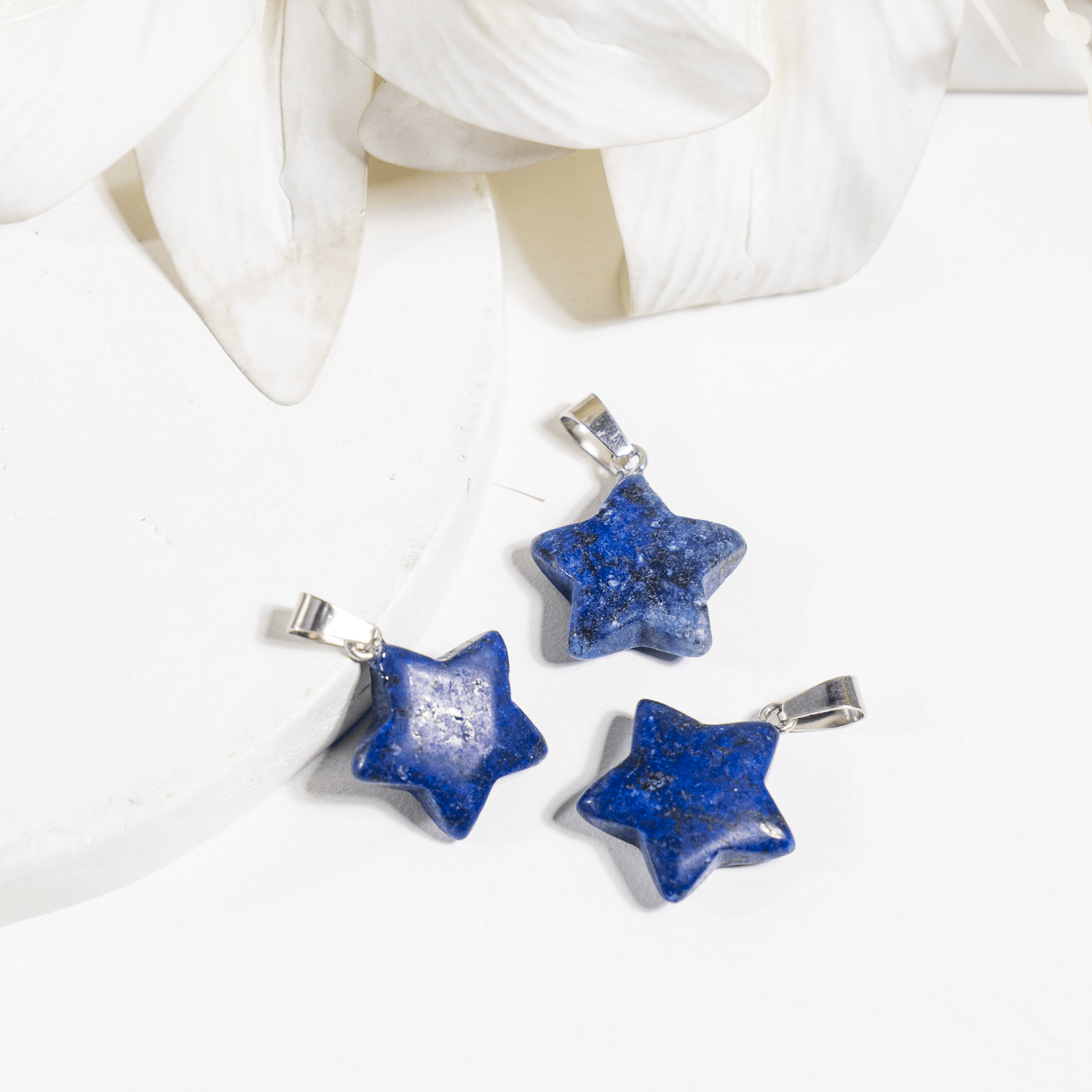 Lapis Lazuli Star Pendant Necklace – Natural Crystal Gemstone Jewelry  DestGlow