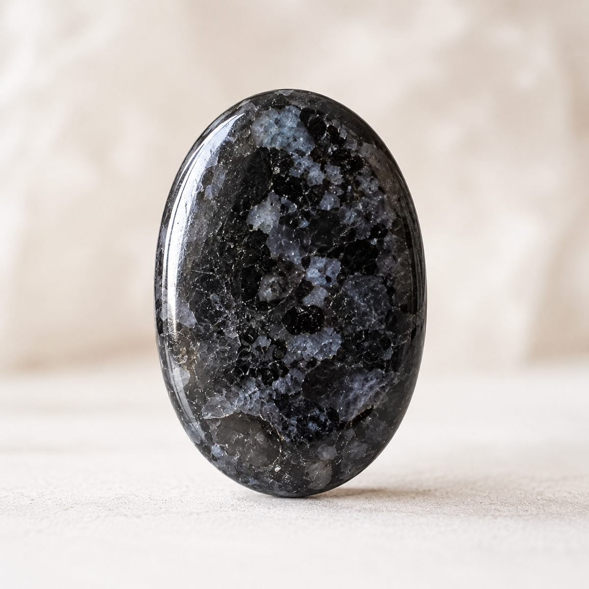 Larvikite Pocket Stones (Breaking Addictions and Clairvoyance )  DestGlow