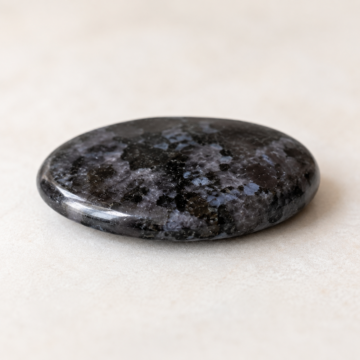 Larvikite Pocket Stones (Breaking Addictions and Clairvoyance )  DestGlow