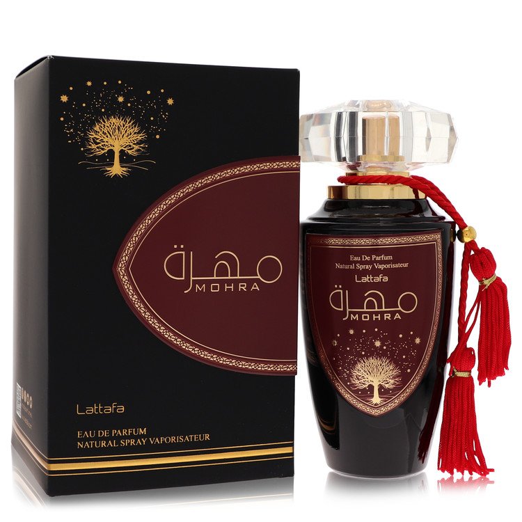 Lattafa Mohra by Lattafa Eau De Parfum Spray (Unisex) 3.4 oz for Men 