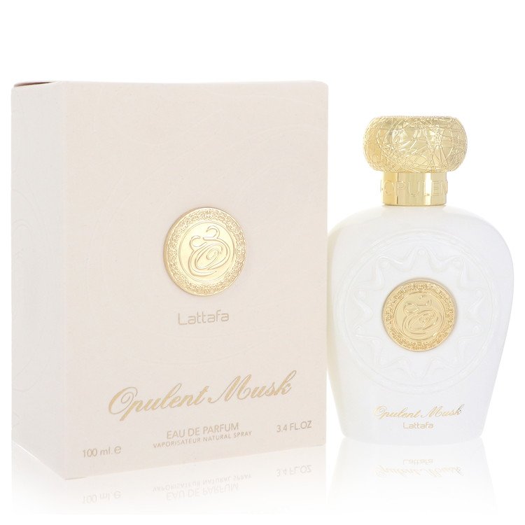 Lattafa Opulent Musk by Lattafa Eau De Parfum Spray (Unisex) 3.4 oz for Women 
