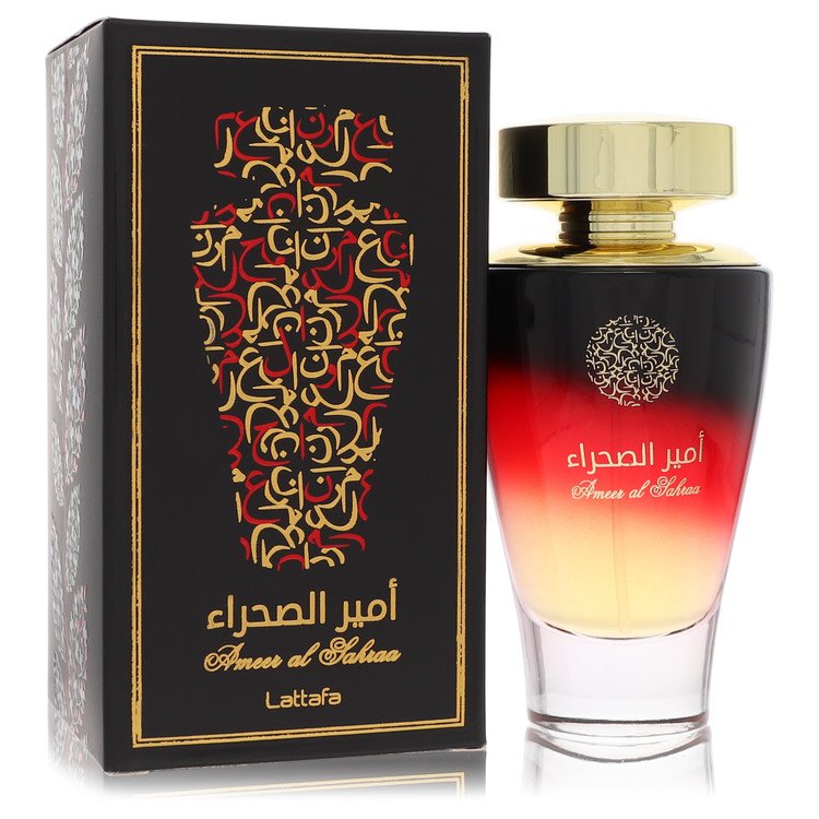 Lattafa Ameer Al Sahraa by Lattafa Eau De Parfum Spray (Unisex) 3.4 oz for Men 
