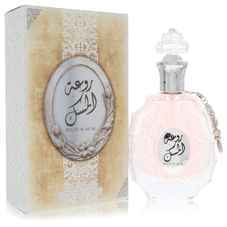 Lattafa Rouat Al Musk by Lattafa Eau De Parfum Spray (Unisex) 3.4 oz for Women 