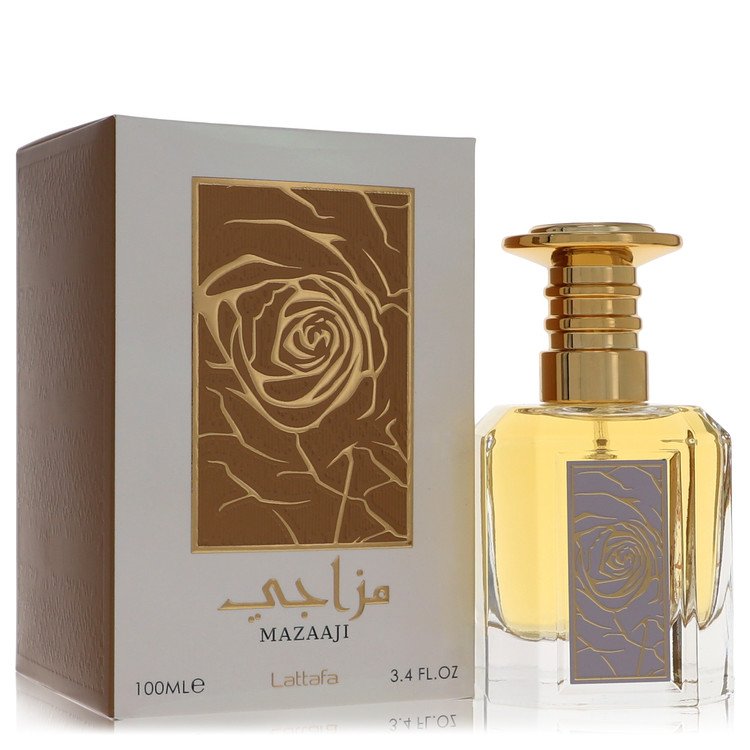 Lattafa Mazaaji by Lattafa Eau De Parfum Spray (Unisex) 3.4 oz for Women 