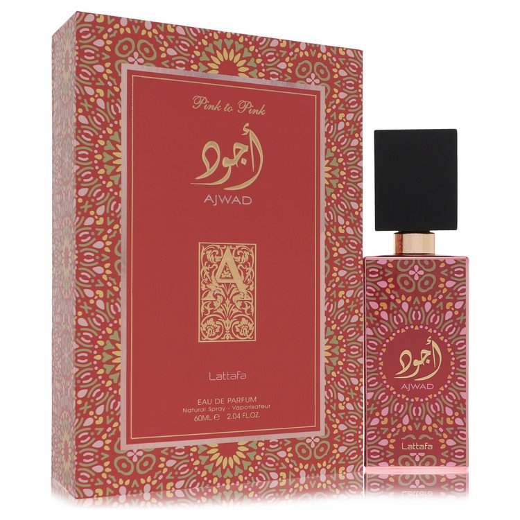Lattafa Ajwad Pink to Pink by Lattafa Eau De Parfum Spray (Unisex) 2 oz for Women 