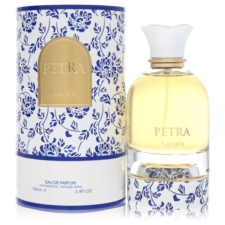Lattafa Petra by Lattafa Eau De Parfum Spray (Unisex) 3.4 oz for Women 
