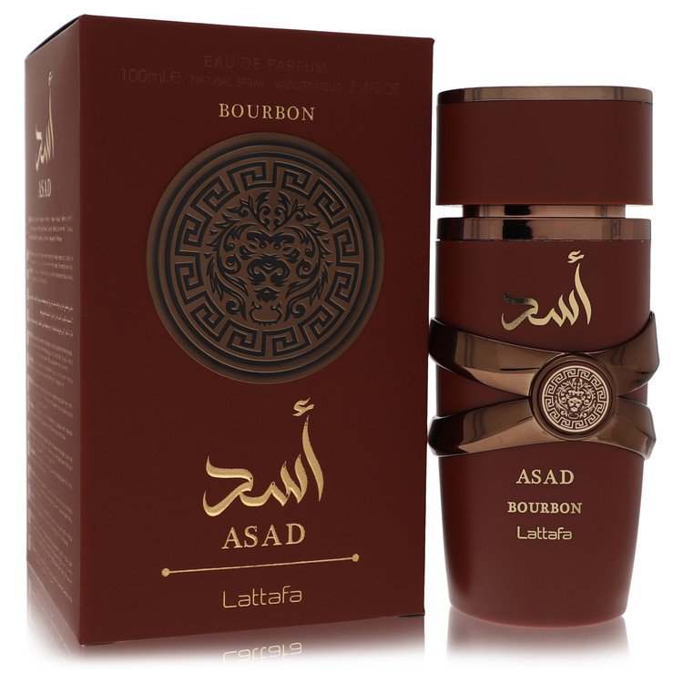 Lattafa Asad Bourbon by Lattafa Eau De Parfum Spray 3.4 oz for Men 