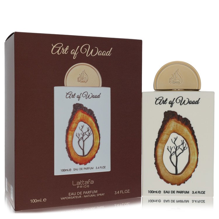 Lattafa Pride Art of Wood by Lattafa Eau De Parfum Spray (Unisex) 3.4 oz for Men 