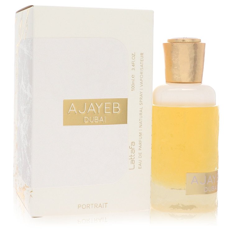 Lattafa Ajayeb Dubai Portrait by Lattafa Eau De Parfum Spray (Unisex) 3.4 oz for Men 