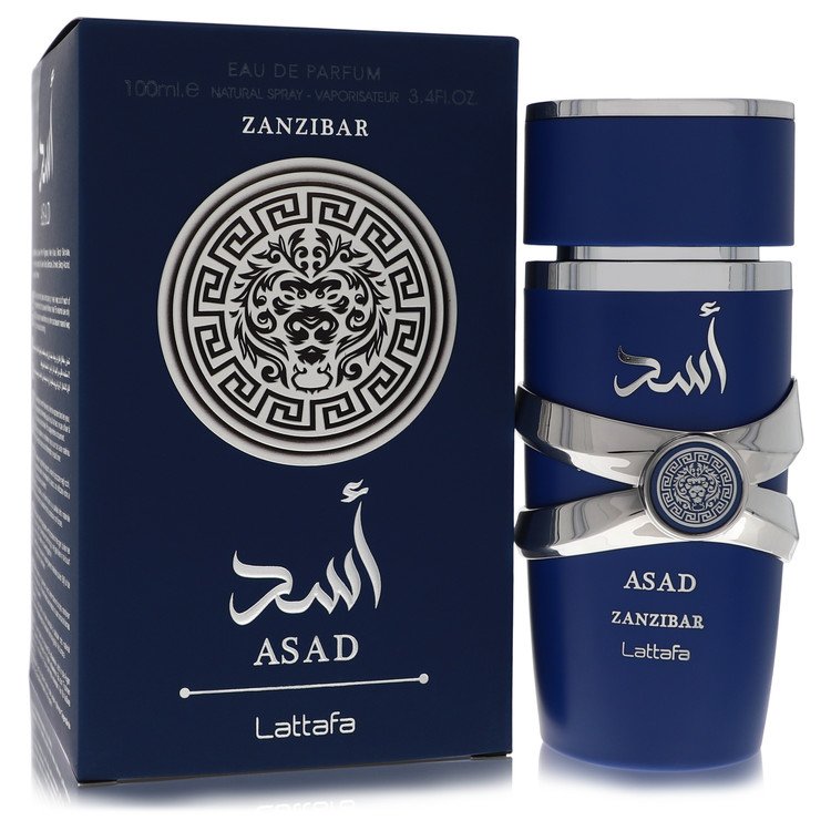 Lattafa Asad Zanzibar by Lattafa Eau De Parfum Spray 3.4 oz for Men 