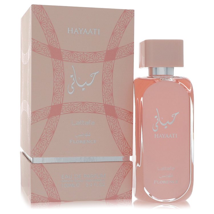 Lattafa Hayaati Florence by Lattafa Eau De Parfum Spray (Unisex) 3.4 oz for Men 