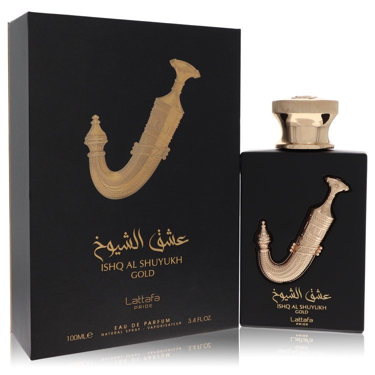 Lattafa Pride Ishq Al Shuyukh Gold by Lattafa Eau De Parfum Spray (Unisex) 3.4 oz for Men 