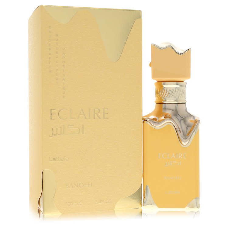 Lattafa Eclaire Banoffi by Lattafa Eau De Parfum Spray (Unisex) 3.4 oz for Men 