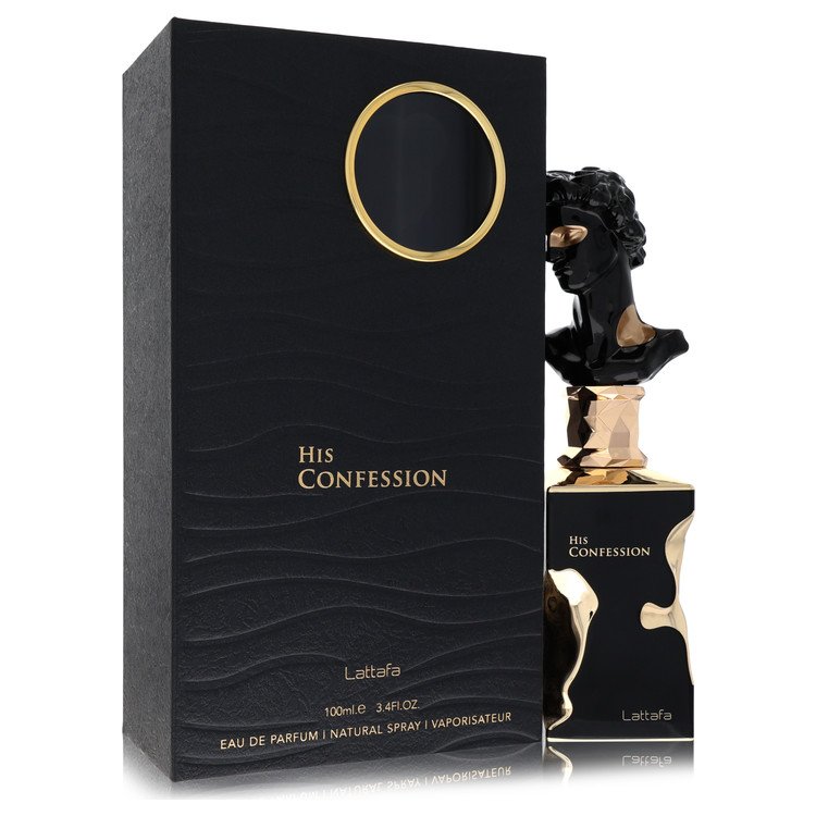 Lattafa His Confession by Lattafa Eau De Parfum Spray 3.4 oz for Men by Avera Group