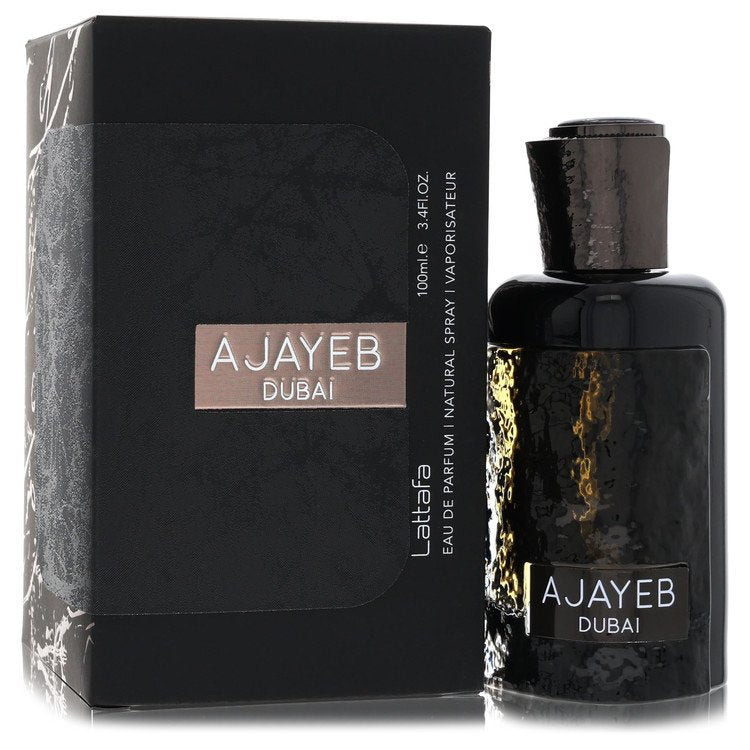 Lattafa Ajayeb Dubai by Lattafa Eau De Parfum Spray (Unisex) 3.4 oz for Men 