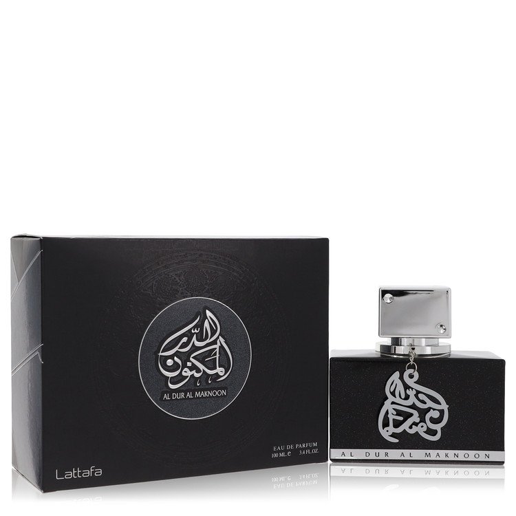Lattafa Al Dur Al Maknoon Silver by Lattafa Eau De Parfum Spray (Unisex) 3.4 oz for Men 
