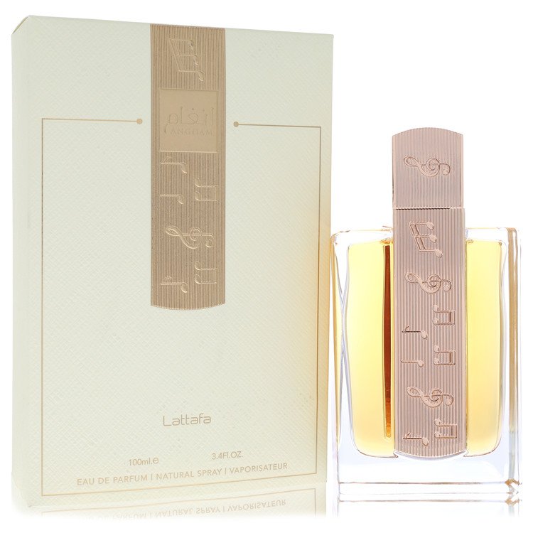 Lattafa Angham by Lattafa Eau De Parfum Spray (Unisex) 3.4 oz for Women 