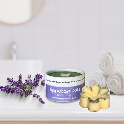 Flower Shaped Lotion Bar by Hippotanicals
