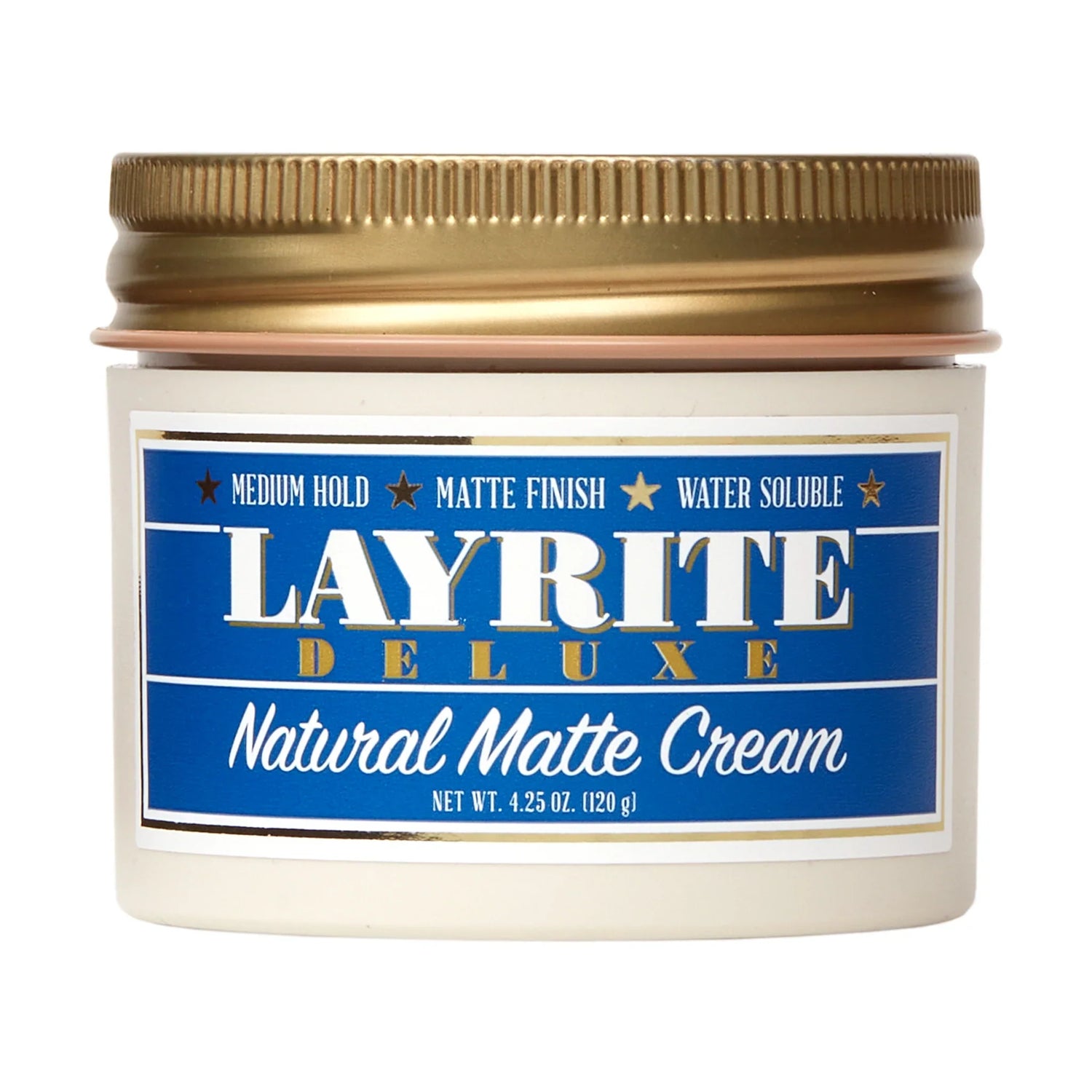 Layrite Deluxe Natural Matte Cream Medium Hold - Matte Finish 4.25oz by Pasteur Pharmacy