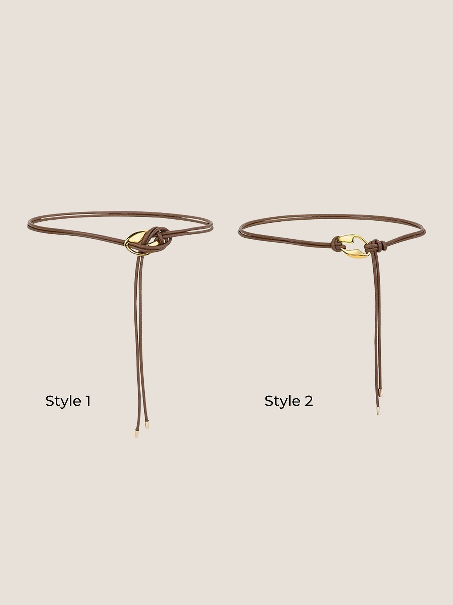Recycled Leather Belt Versatile Styling Waist Accessory AURELIA by LINTICO