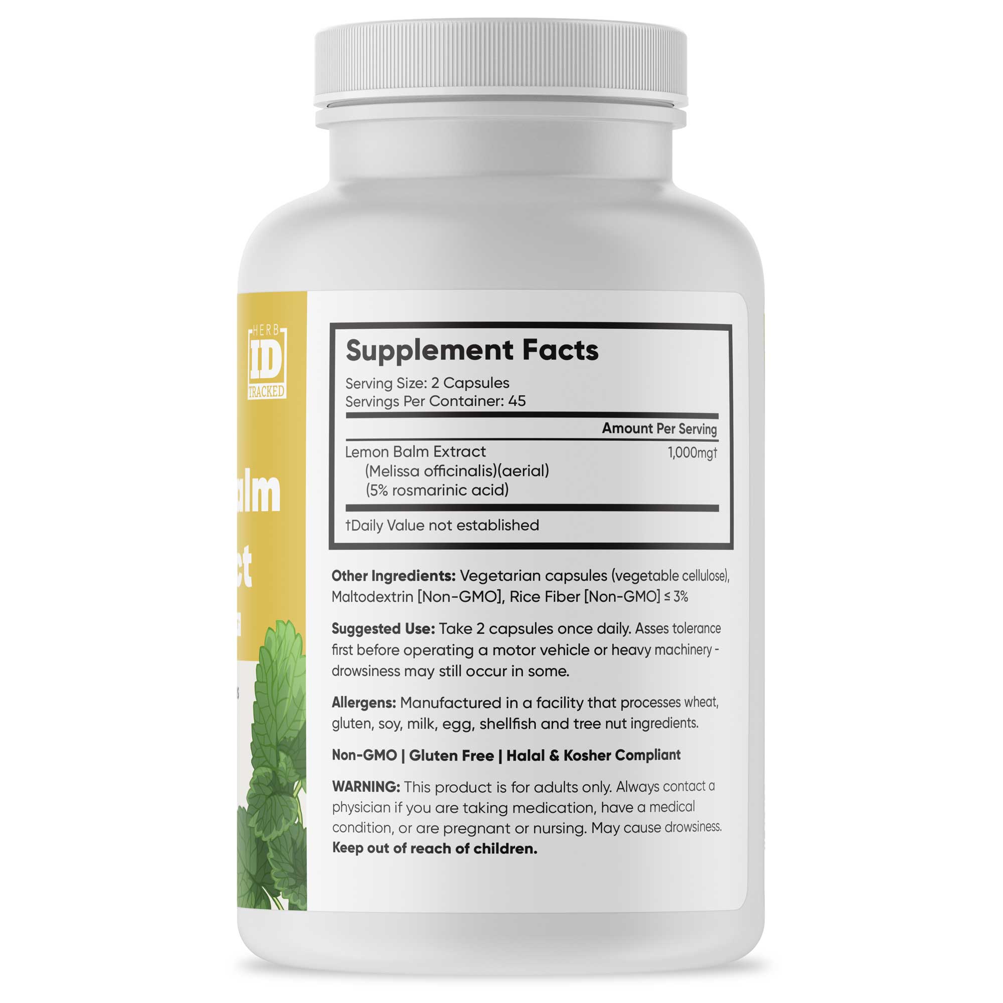 Lemon Balm R5 Extract, 90 Capsules