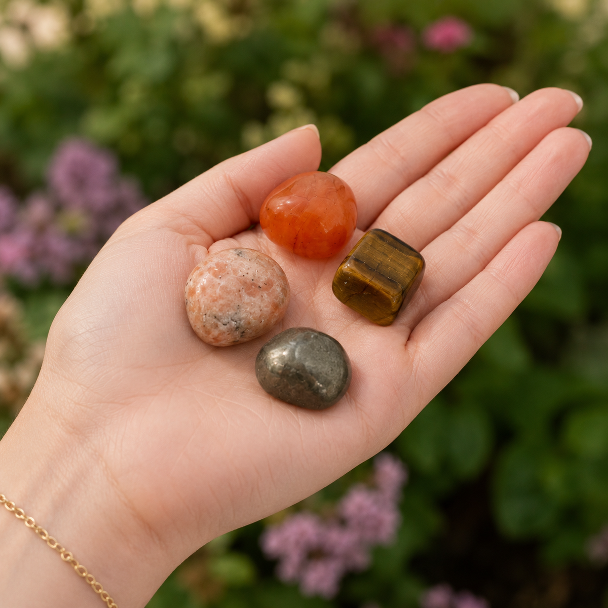 LEO Zodiac Crystal Kit, Leo Birthstones Tumbled Stones Set, Leo Stones Gifts  DestGlow