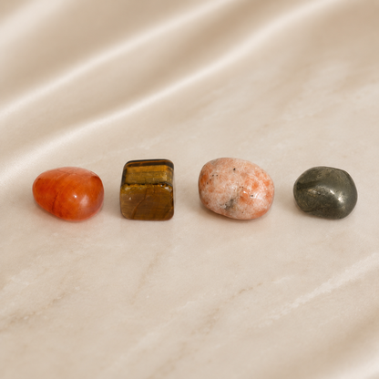 LEO Zodiac Crystal Kit, Leo Birthstones Tumbled Stones Set, Leo Stones Gifts  DestGlow