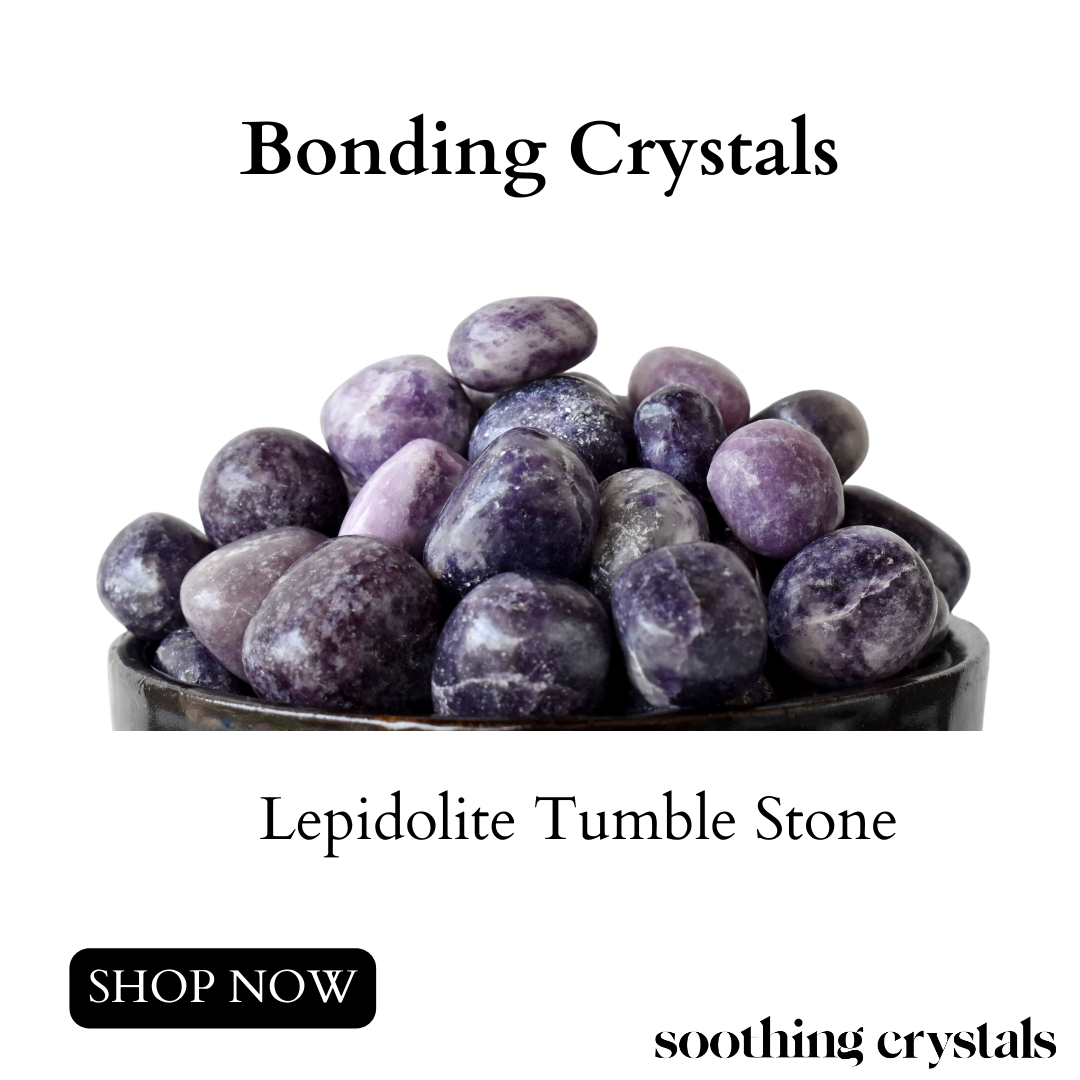 Lepidolite Tumbled Crystals (Emotional Understanding and Generosity)  DestGlow