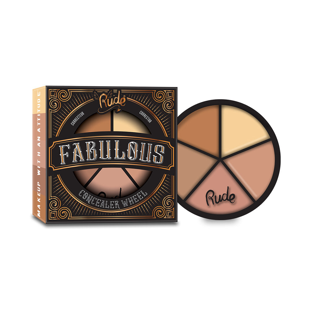 RUDE Fabulous Concealer Wheel - Light 