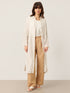 Linen Striped Tab-Sleeve Bohemia Shirt Dress BLYTHE by LINTICO