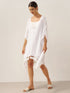 Linen V-Neck Cover-Up and Slip Dress Set CASS by LINTICO