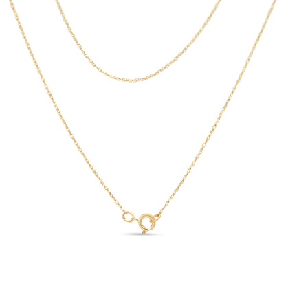 14K Yellow Gold Plated .925 Sterling Silver 1/4 Cttw Round and Baguette-Cut Diamond Composite Heart 18" Pendant Necklace (H-I Color, SI2-I1 Clarity) by Bids.com