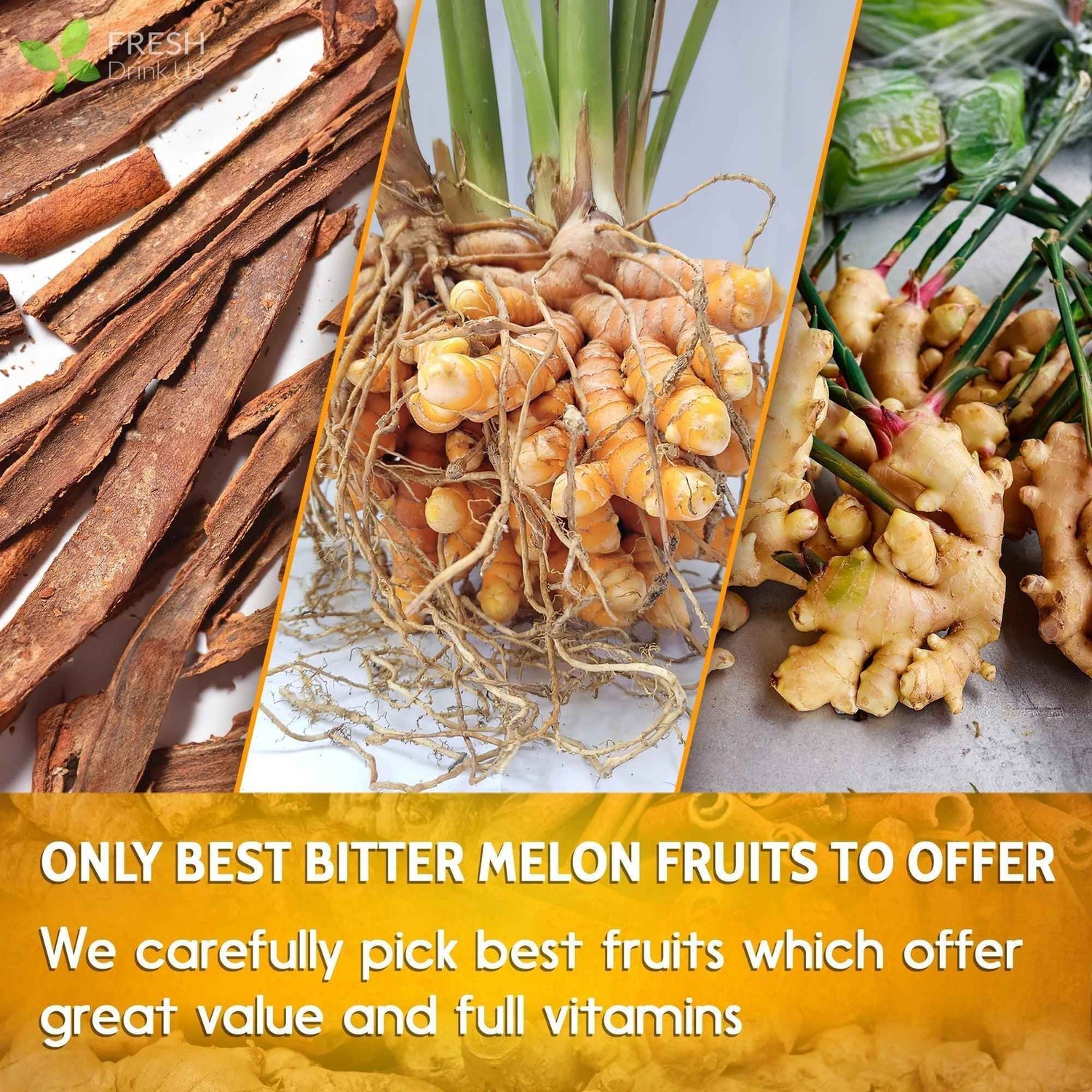 Turmeric Ginger, Cinnamon Tea, Tea Bags, 100% Natural, Hand-made, No Sugar, No Caffeine, No Gluten, Vegan